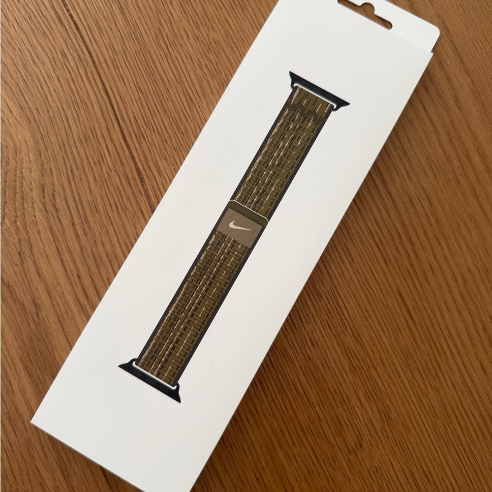 42mm Nike Olive Green Woven Apple Watch Band